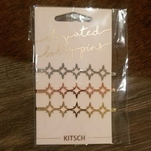 NEW! Kitsch Starburst Metal Bobby Pins